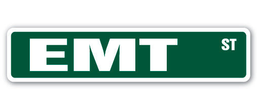 Plaque de rue Emt en plastique robuste 4 po x 18 po