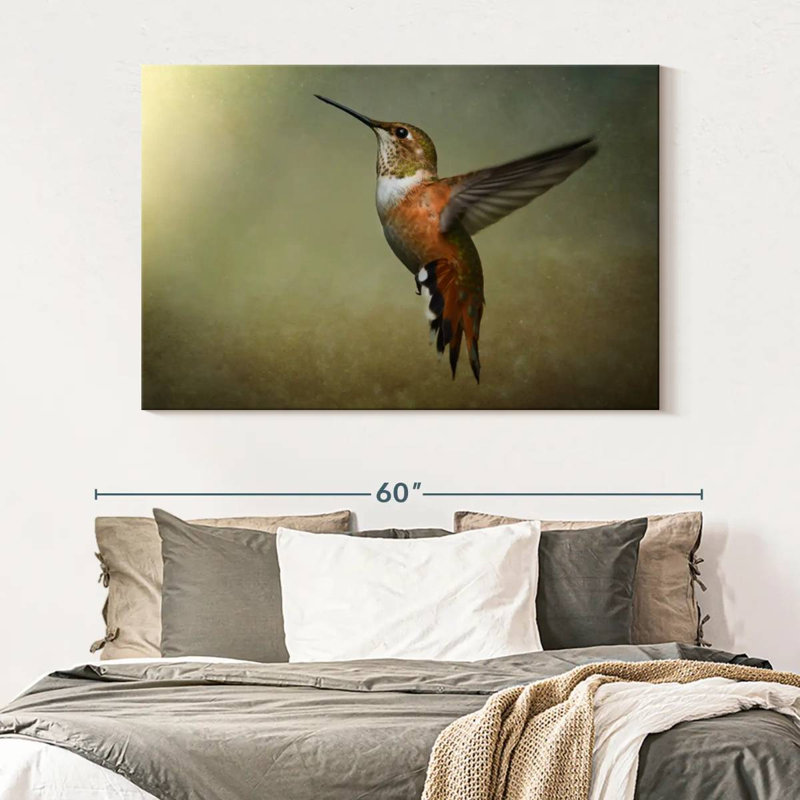 Colibri roux Brampt femelle, H 34 po x l 51 po