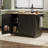 51" Fluted Kitchen Island With Drop Leaf-1710716682
