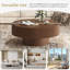 Table basse ronde avec base robuste-163672368