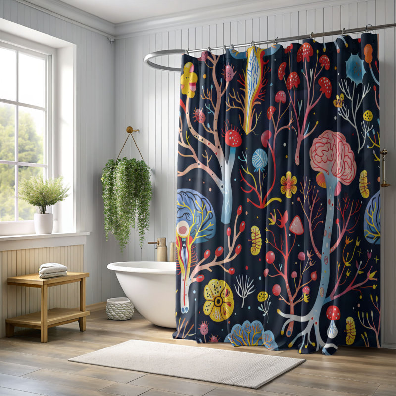 Rideau de douche Premium, H 74 po x l 71 po