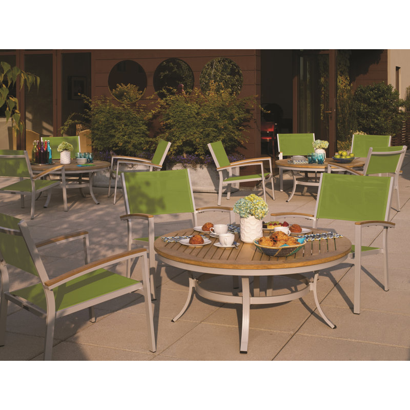 Travira 48" Chat Table, Tekwood Natural