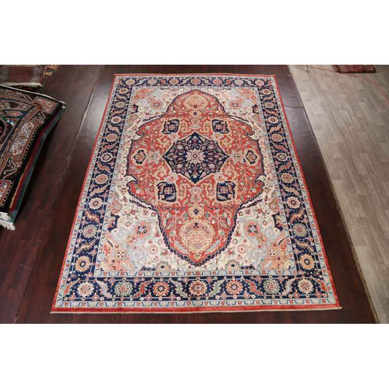 One-of-a-Kind 9'11" X 13'9" Wool Area Rug in Red