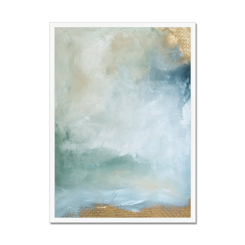 Imprint III by Julia Contacessi - Painting, 50cm H x 34cm W, White Framed Paper Print