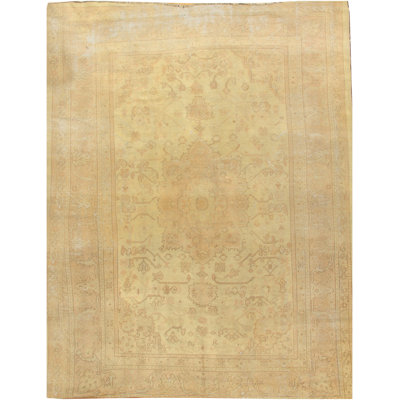 Tapis Oushak Antique Antique Shabby Elegance