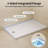 DeerValley 60"L X 34"W Shower Base in White with Single Threshold, Rectangle Acrylic Alcove Shower Pan for Bathroom Right Drain Location-110646311-124444028