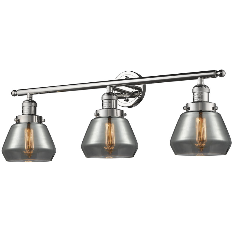 Chill 3 - Light Dimmable Vanity Light, Polished Nickel, Smoked