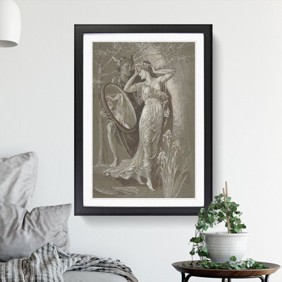 The Mirror of Venus by Walter Crane - Picture Frame Painting