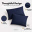 MHG Living Soft Microfiber Pillowcases (Set of 2) – Standard Pillow Covers (50 x 75 cm)-136163371