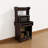 Cart Coffee Station Computer Cart On Locking Castors Hutch Gliding Shelf-1581020506