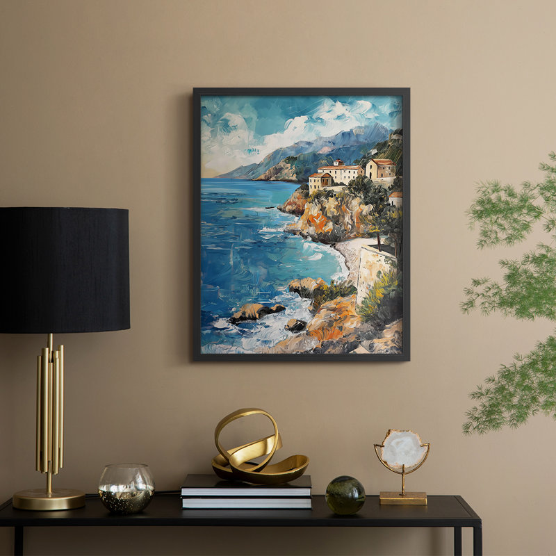 Série NAUTICAL DLxxxi - reproduction encadrée de qualité supérieure - prête à être accrochée - aucun clou requis