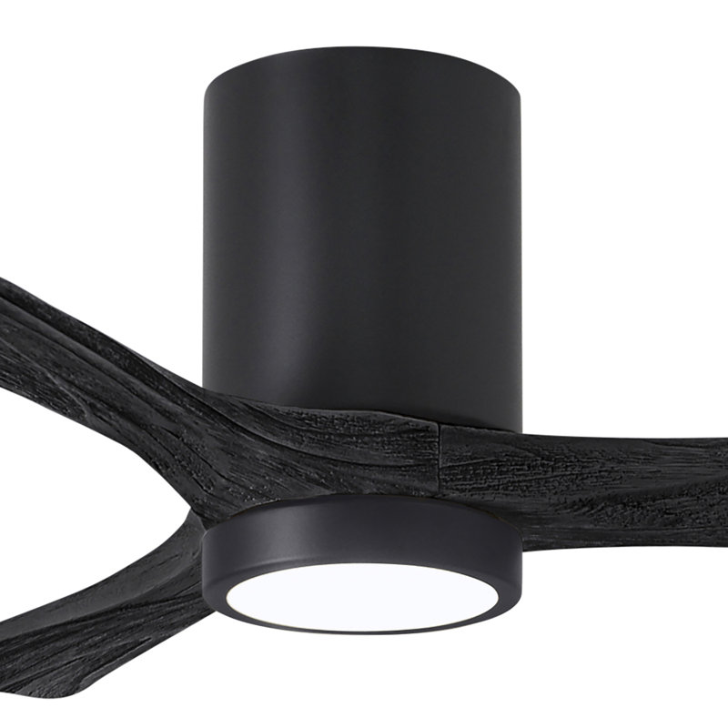 Irene LED Ceiling Fan, Matte Black, Matte Black, 42"