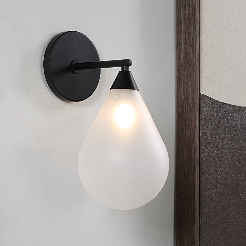 1 - Light Flush Mounted Sconce by Renwil, Matte Black
