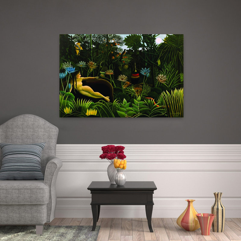 «The Dream», reproduction d'art classique de la forêt abstraite classique de 1910, H 32 po x l 48 po