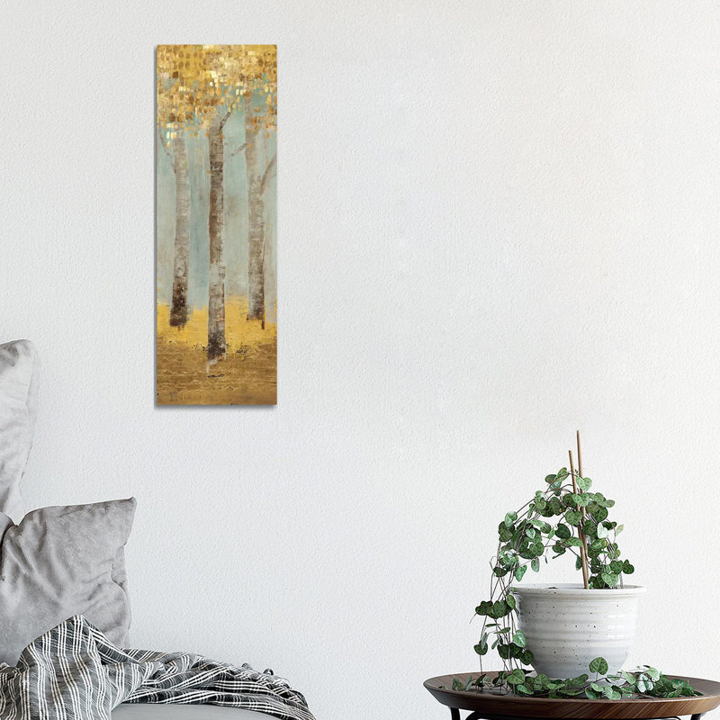 Faintest Breath IV - Wrapped Canvas Panoramic Painting, 30.48 cm H x 91.44 cm W x 3.175 cm D