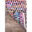 Ayaan Chevron Cotton Hand Woven Area Rug-740216181