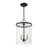 3 - Light Steel Dimmable Chandelier-605957264