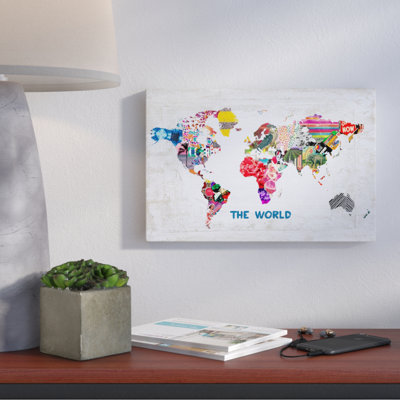 " Hipster Mapa Mundi "