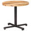 Viggo Round Solid Wood Top Metal Base Dining Table-1282173869