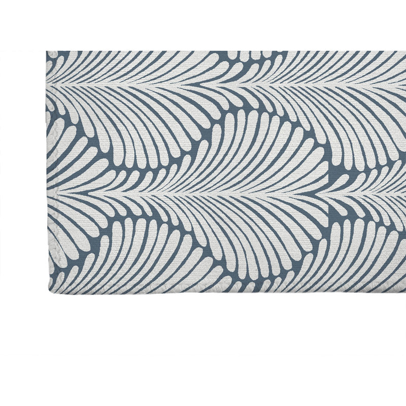 Elegant Palms Non-Slip Outdoor Rug, Runner 2'6" x 8'