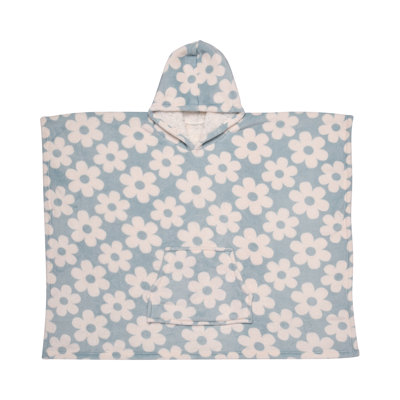 Retro Flower Throw Blanket