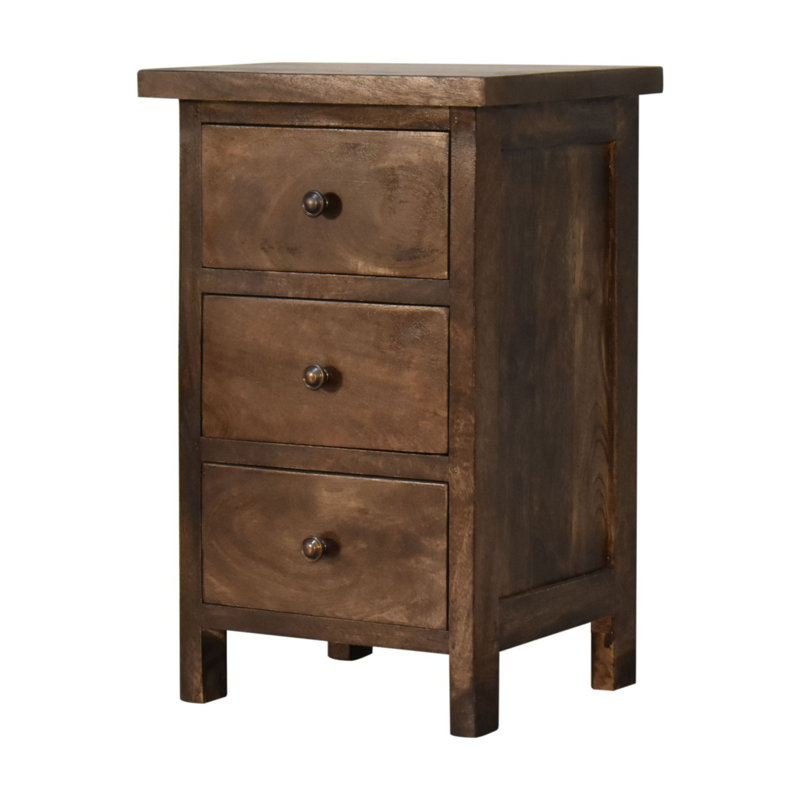 Crispen 35cm W Solid Wood Bedside Table
