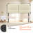 Upholstered Headboard Queen Size, Solid Wood Head Board with Sturdy Metal Legs, Faux Leather,Height Adjustable, Beige-338741450-338741447