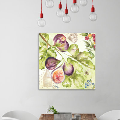 « aquarelle fig » par tre sorelle studios, peinture de printg sur toile tendue