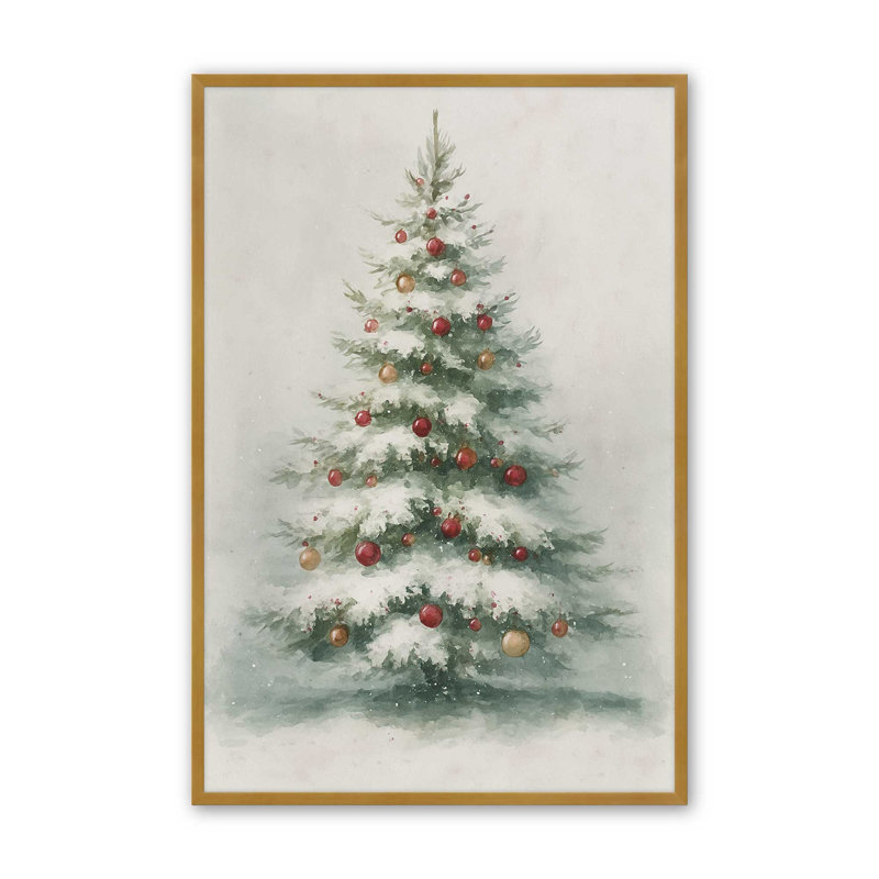 Reproduction d'art Evergreen Glow, 12 po x 16 po, Or poli