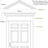 Endurathane Double Raised Pilaster 8"W x 96"H x 2 3/4"P with 14 1/4" Attached Plinth, Sold Per Pair