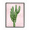 «Desert Cactus Plant Minimal Succulent Nature Pink Green» par Ziwei Li - impression d'art graphique