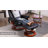 Leather Heated Massage Recliner Chair with Ottoman-1545968108