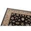 Hand-Knotted High-Quality Black and Beige Area Rug