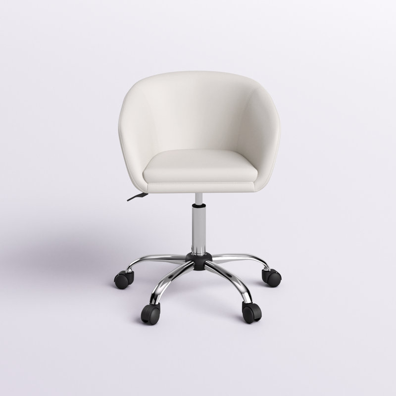 Chaise de travail Azalie, Blanc