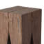 Oshan Outdoor Square Teak Side Table-1711731638
