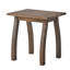 Élégante table d'extérieur gris bois - 14,85 pouces de profondeur, 18,59 de largeur, 18,74 de hauteur pour les accents de conversation côtière en hauteur, largeur et profondeur-120696801