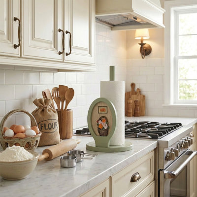 Porte-serviettes en bois Farmhouse