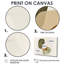 Formes abstraites dans des tons verts et bruns - art mural moderne Mid-Century pour le salon, impression sur toile moderne de style Mid-Century vert-1231399862-1231399863