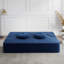 Canapé moderne avec 2 coussins, canapé-lit convertible en velours côtelé rembourré de mousse, matelas pliant pour le salon, lit d'invité, aucun assemblage requis-126182016-130166469