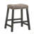 Rustic Backless Counter Stool Set Of 2 – 25 Inch Wooden Farmhouse Barstool With  Leather Seat, Distressed Finish & Sturdy Frame – Space-Saving Counter-Height Seating For Kitchen & Bar-1651121826