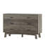 Commode 6 tiroirs double 47,24 po l large avec tiroirs et base réglable-1388223209