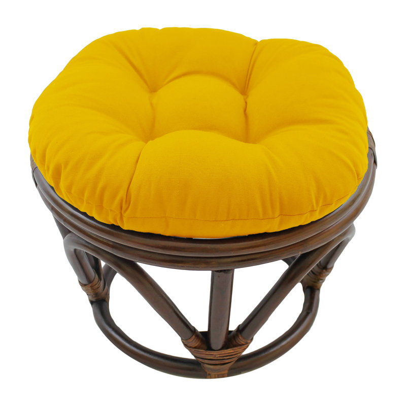 Coussin rond pour repose-pieds d'intérieur, Lever de soleil