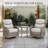 Deb 3-Piece Outdoor Conversation Set with Wicker Swivel Rocking Chairs and Side Table-573899712-573899719