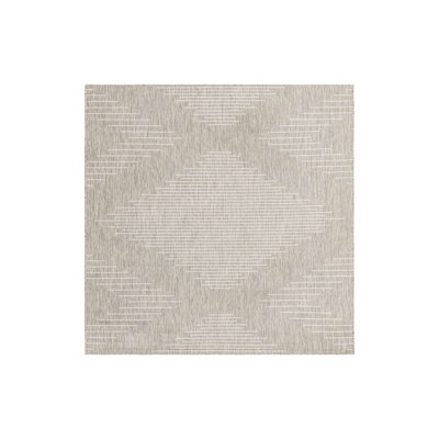 Tapis intérieur / extérieur gris Ava-Mary
