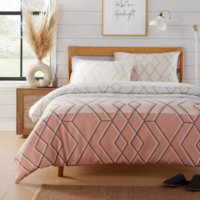 Polyester No Pattern Duvet Cover Set with Pillowcases