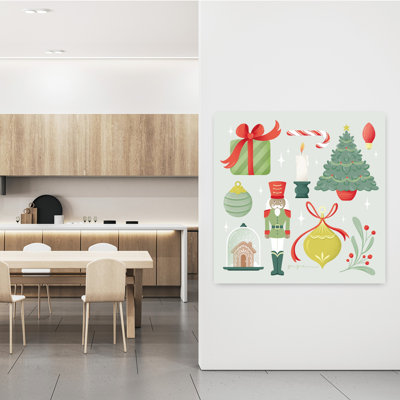 Art contemporain de Noël avec bougie