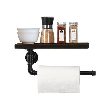 Red Barrel Studio® Plastic Wall/ Under Cabinet Mounted Paper Towel Holder