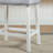 Upholstered Counter Height Stools - Saddle Seat, Distressed Finish, Light Gray Fabric, Set Of 2-581657816-581657765-581657771