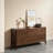 Solid Elm Wood Console Cabinet