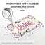 Tapis rose pour aquarelle pour porte d'entrée 24 x 36 po Watercolor